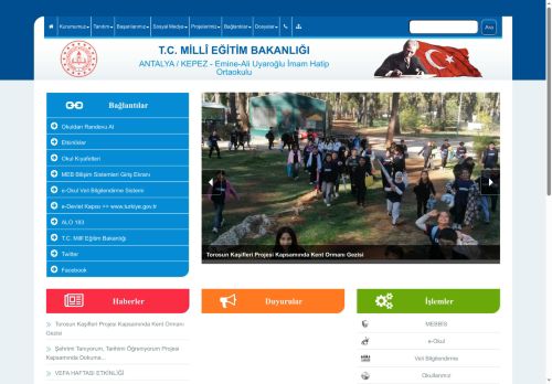 Emine-Ali Uyaroğlu İmam Hatip Ortaokulu - ANTALYA / KEPEZ