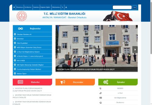 Bereket Ortaokulu - ANTALYA / MANAVGAT