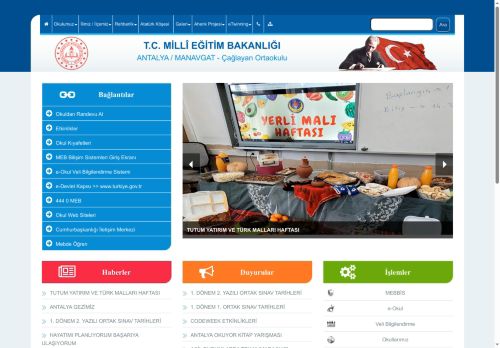 Çağlayan Ortaokulu - ANTALYA / MANAVGAT