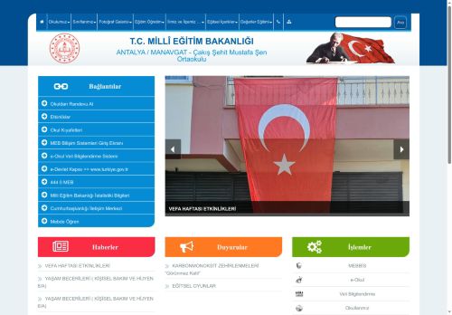 Çakış Şehit Mustafa Şen Ortaokulu - ANTALYA / MANAVGAT