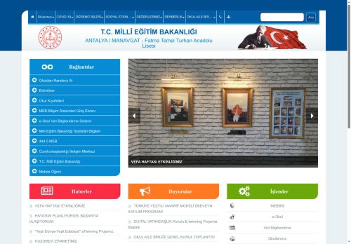 Fatma Temel Turhan Anadolu Lisesi - ANTALYA / MANAVGAT