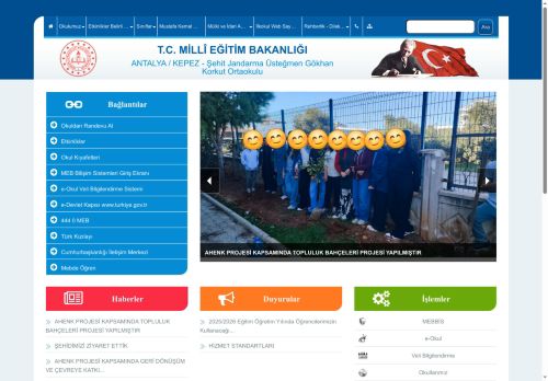 Şehit Jandarma Üsteğmen Gökhan Korkut Ortaokulu - ANTALYA / KEPEZ