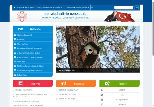 Şehit Kadir Can Ortaokulu - ANTALYA / KEPEZ