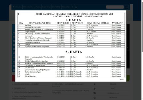 Şehit Kahraman Çelikbaş Ortaokulu - ANTALYA / KEPEZ