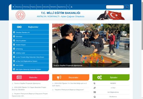 Ayten Çağıran Ortaokulu - ANTALYA / KONYAALTI