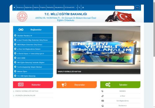 Dr.Günseli-Dr.Bülent Akınsal Özel Eğitim Ortaokulu - ANTALYA / KONYAALTI