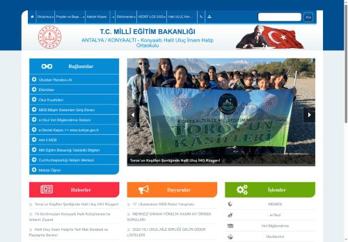 Konyaaltı Halit Uluç İmam Hatip Ortaokulu - ANTALYA / KONYAALTI