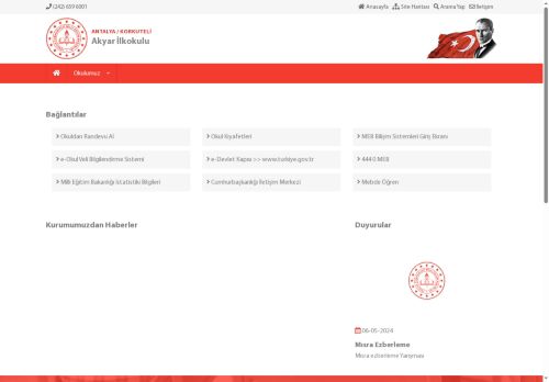 Akyar İlkokulu - ANTALYA / KORKUTELİ
