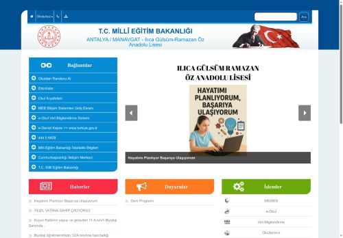 Ilıca Gülsüm-Ramazan Öz Anadolu Lisesi - ANTALYA / MANAVGAT