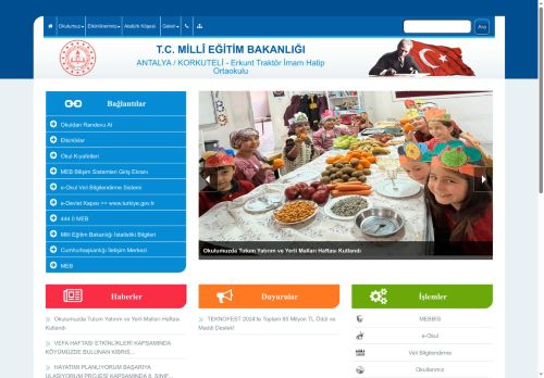 Erkunt Traktör İmam Hatip Ortaokulu - ANTALYA / KORKUTELİ