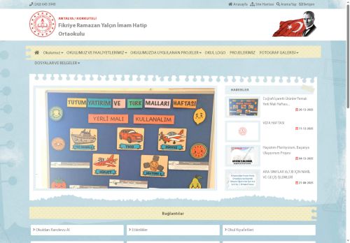 Fikriye Ramazan Yalçın İmam Hatip Ortaokulu - ANTALYA / KORKUTELİ