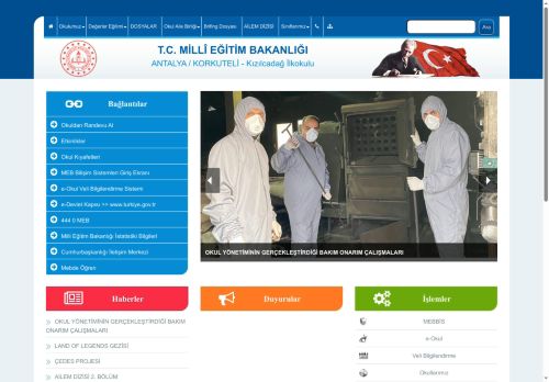 Kızılcadağ İlkokulu - ANTALYA / KORKUTELİ