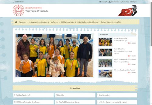 Yeşilyayla Ortaokulu - ANTALYA / KORKUTELİ