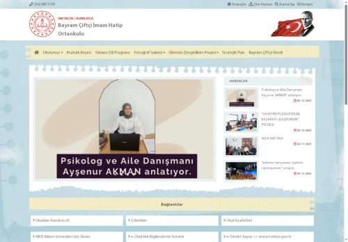 Bayram Çiftçi İmam Hatip Ortaokulu - ANTALYA / KUMLUCA