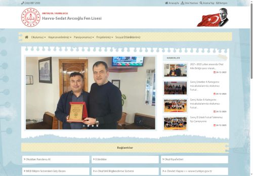 Havva-Sedat Avcıoğlu Fen Lisesi - ANTALYA / KUMLUCA