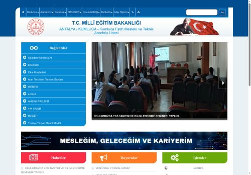 Kumluca Fatih Mesleki ve Teknik Anadolu Lisesi - ANTALYA / KUMLUCA