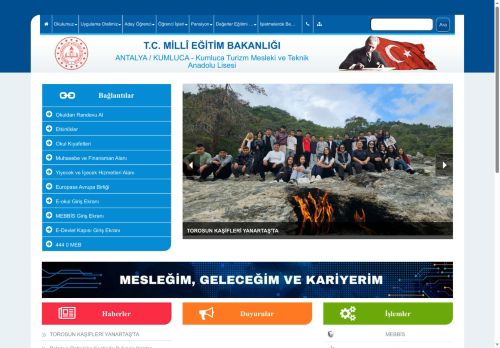 Kumluca Turizm Mesleki ve Teknik Anadolu Lisesi - ANTALYA / KUMLUCA