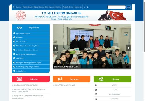 Kumluca Şehit Ömer Halisdemir İmam Hatip Ortaokulu - ANTALYA / KUMLUCA