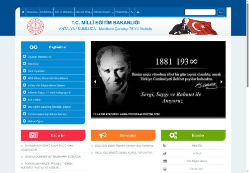 Mavikent Çanakçı 75.Yıl İlkokulu - ANTALYA / KUMLUCA