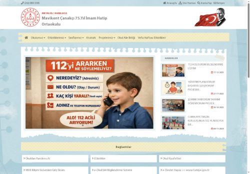 Mavikent Çanakçı 75.Yıl İmam Hatip Ortaokulu - ANTALYA / KUMLUCA