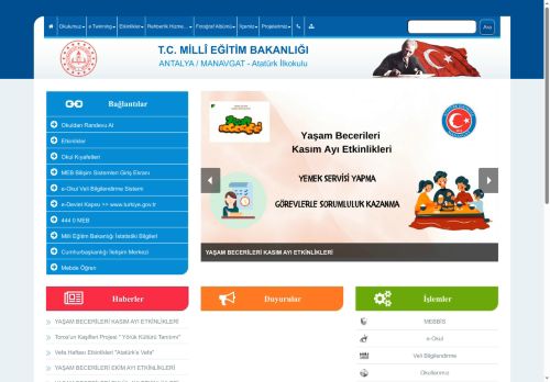 Atatürk İlkokulu - ANTALYA / MANAVGAT