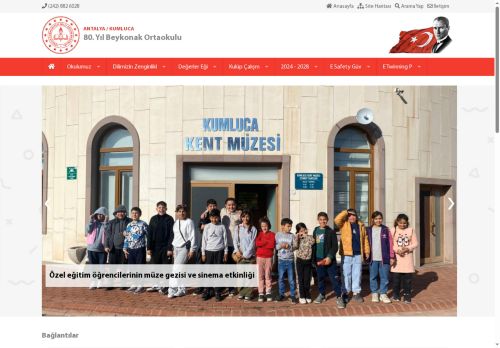 80. Yıl Beykonak Ortaokulu - ANTALYA / KUMLUCA