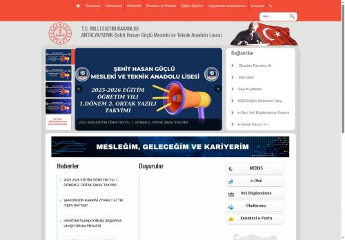 Şehit Hasan Güçlü Mesleki ve Teknik Anadolu Lisesi - ANTALYA / SERİK