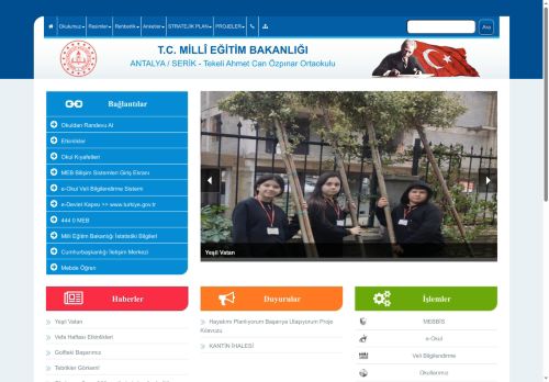 Tekeli Ahmet Can Özpınar Ortaokulu - ANTALYA / SERİK