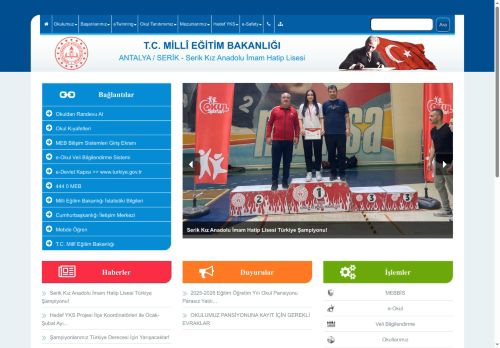Serik Kız Anadolu İmam Hatip Lisesi - ANTALYA / SERİK