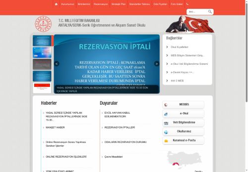 Serik Öğretmenevi ve Akşam Sanat Okulu - ANTALYA / SERİK