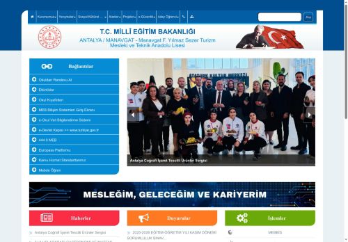 Manavgat F. Yılmaz Sezer Turizm Mesleki ve Teknik Anadolu Lisesi - ANTALYA / MANAVGAT