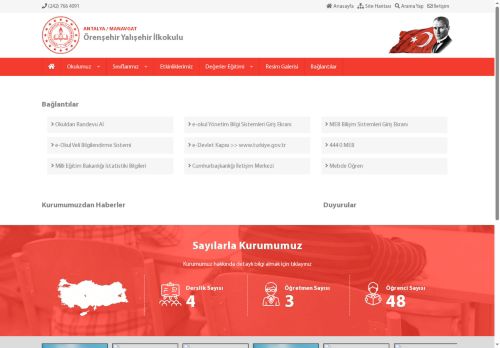 Örenşehir Yalışehir İlkokulu - ANTALYA / MANAVGAT