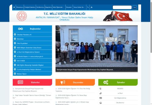 Yavuz Sultan Selim İmam Hatip Ortaokulu - ANTALYA / MANAVGAT