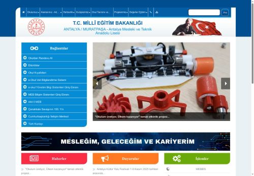 Antalya Mesleki ve Teknik Anadolu Lisesi - ANTALYA / MURATPAŞA