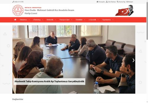 Hacı Dudu- Mehmet Gebizli Kız Anadolu İmam Hatip Lisesi - ANTALYA / MURATPAŞA