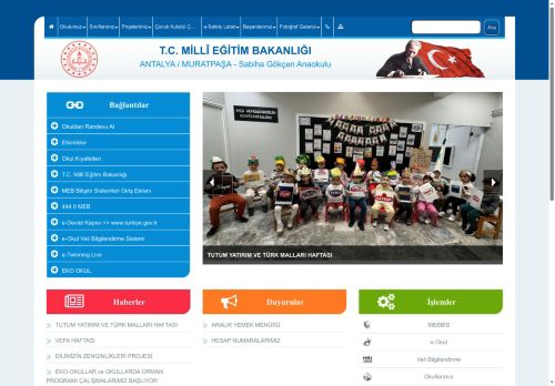 Sabiha Gökçen Anaokulu - ANTALYA / MURATPAŞA