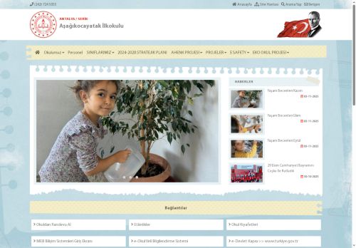 Aşağıkocayatak İlkokulu - ANTALYA / SERİK
