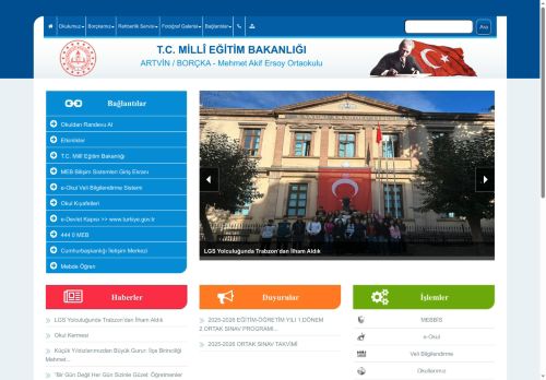 Mehmet Akif Ersoy Ortaokulu - ARTVİN / BORÇKA