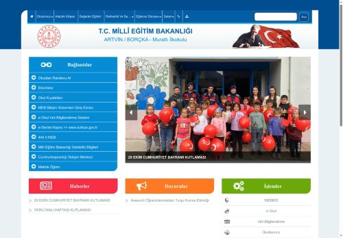 Muratlı İlkokulu - ARTVİN / BORÇKA