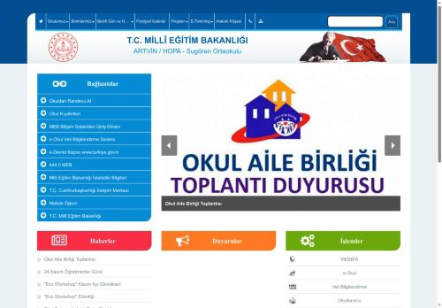 Sugören Ortaokulu - ARTVİN / HOPA