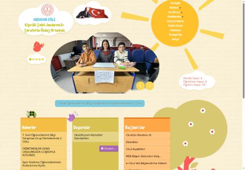 Köprülü Şehit Jandarma Er Şerafettin Özdağ Ortaokulu - ARDAHAN / GÖLE