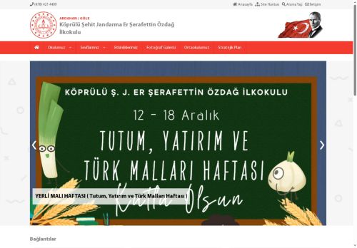 Köprülü Şehit Jandarma Er Şerafettin Özdağ İlkokulu - ARDAHAN / GÖLE