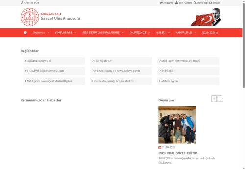 Saadet Ulus Anaokulu - ARDAHAN / GÖLE