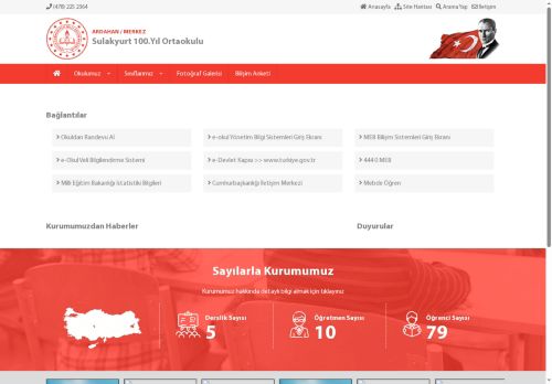 Sulakyurt 100.Yıl Ortaokulu - ARDAHAN / MERKEZ