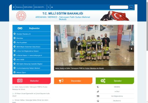 Yalnızçam Fatih Sultan Mehmet İlkokulu - ARDAHAN / MERKEZ