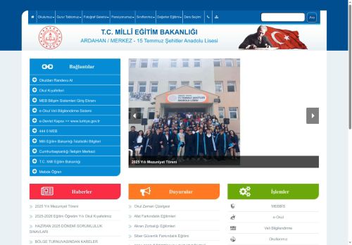 15 Temmuz Şehitler Anadolu Lisesi - ARDAHAN / MERKEZ