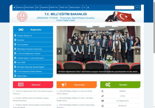 Posof Aşık Sabit Müdami Anadolu İmam Hatip Lisesi - ARDAHAN / POSOF