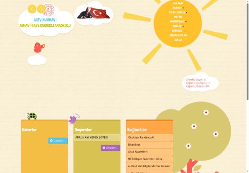 ARHAVİ GAYE ÇARMIKLI ANAOKULU - ARTVİN / ARHAVİ