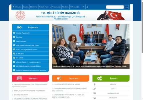 İskender Paşa Çok Programlı Anadolu Lisesi - ARTVİN / ARDANUÇ