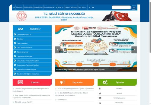 Bandırma Anadolu İmam Hatip Lisesi - BALIKESİR / BANDIRMA